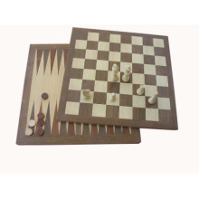 2014 Nuevo y popular mini juguete de madera del chaquete del ajedrez, MEDIADOS DE Este juego del recorrido del estilo Backgammon de madera del ajedrez Wj277114